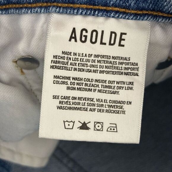 Agolde Nico High Waist Ankle Slim Fit Jeans 27 - Picture 9 of 13